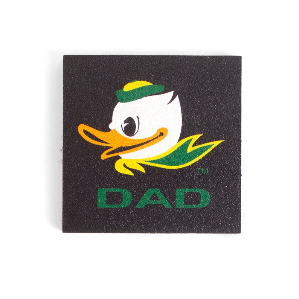 Fighting Duck, Dad, Neil, Recycled Wood, Magnet